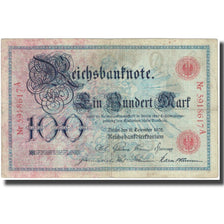 Banknote, Germany, 100 Mark, 1905, 1905-12-18, KM:33a, AU(50-53)
