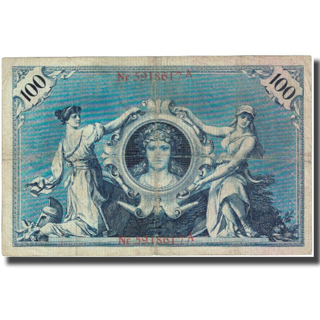 Banknote, Germany, 100 Mark, 1905, 1905-12-18, KM:33a, AU(50-53)
