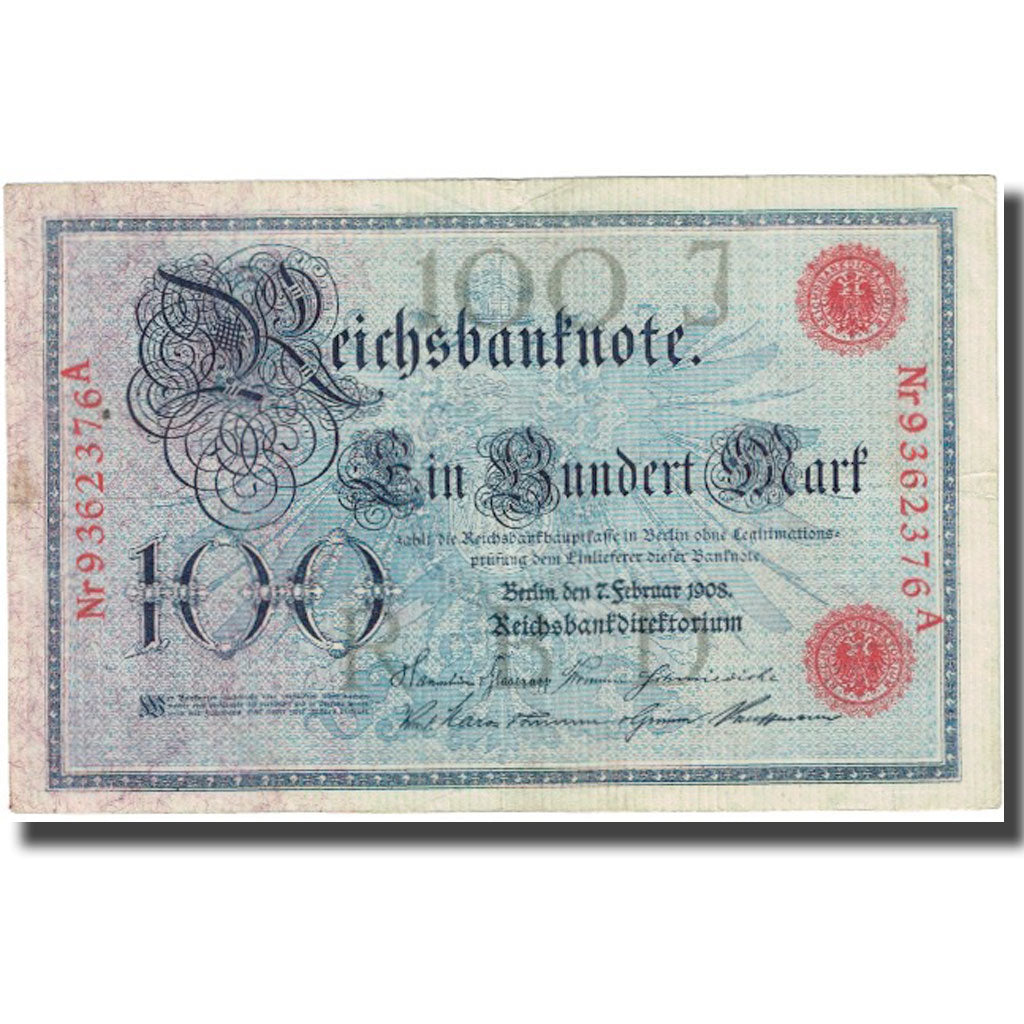 Banknote, Germany, 100 Mark, 1905, 1905-12-18, KM:33a, AU(50-53)