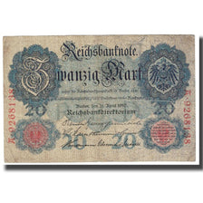 Banknote, Germany, 20 Mark, 1910, 1910-04-21, KM:40c, EF(40-45)