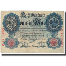 Banknote, Germany, 20 Mark, 1910, 1910-04-21, KM:40c, EF(40-45)