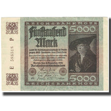 Banknote, Germany, 5000 Mark, 1922, 1922-12-02, KM:81a, UNC(63)