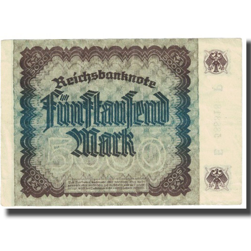 Banknote, Germany, 5000 Mark, 1922, 1922-12-02, KM:81a, UNC(63)