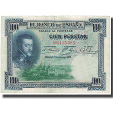 Banknote, Spain, 100 Pesetas, 1925, 1925-07-01, KM:69c, AU(55-58)