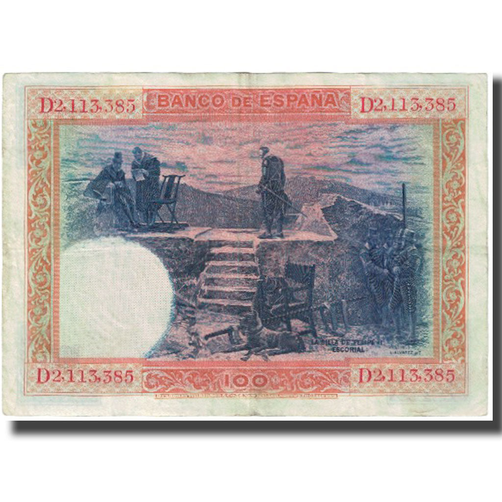 Banknote, Spain, 100 Pesetas, 1925, 1925-07-01, KM:69c, AU(55-58)