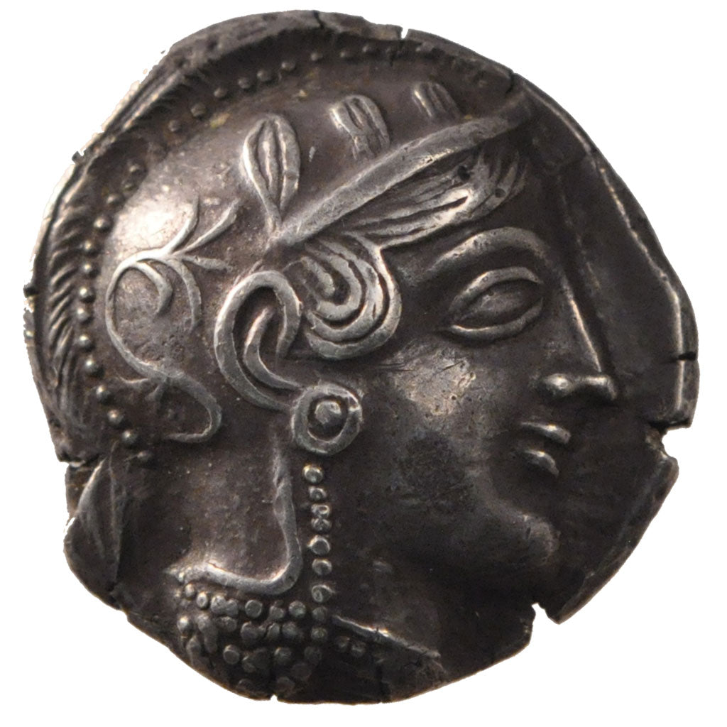 Attica, Athens (490-407 BC), Tetradrachm, 490-407 AV JC, Athens, AU(55-58),...