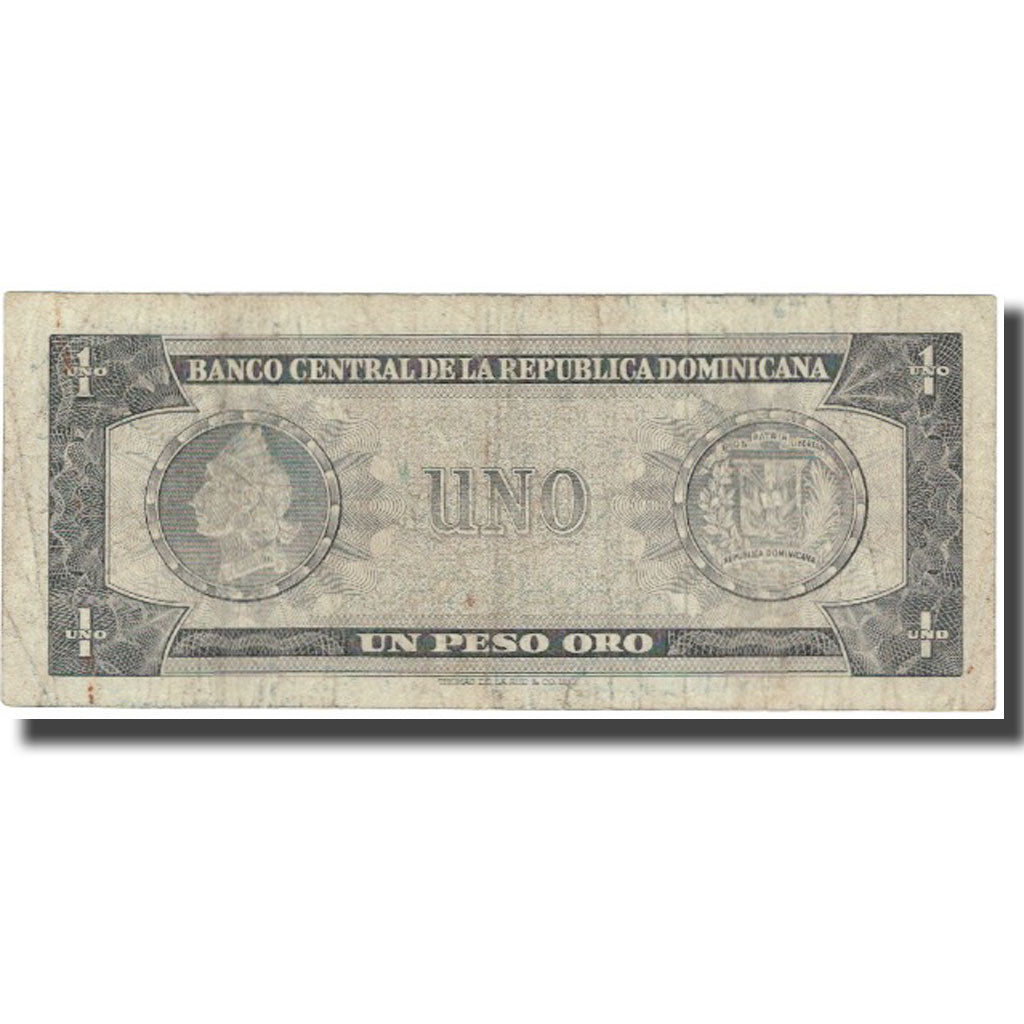 Banknote, Dominican Republic, 1 Peso Oro, KM:108a, VF(20-25)