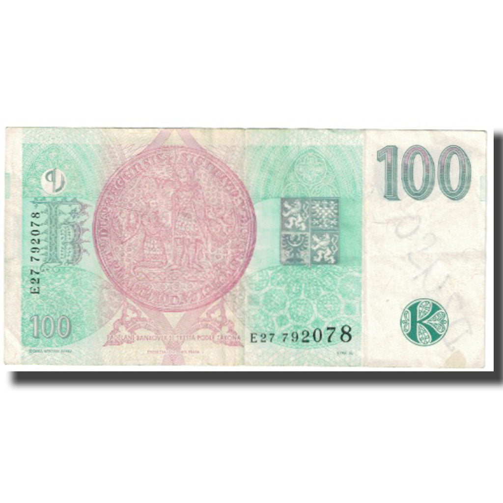 Banknote, Czech Republic, 100 Korun, 1997, KM:12, VG(8-10)