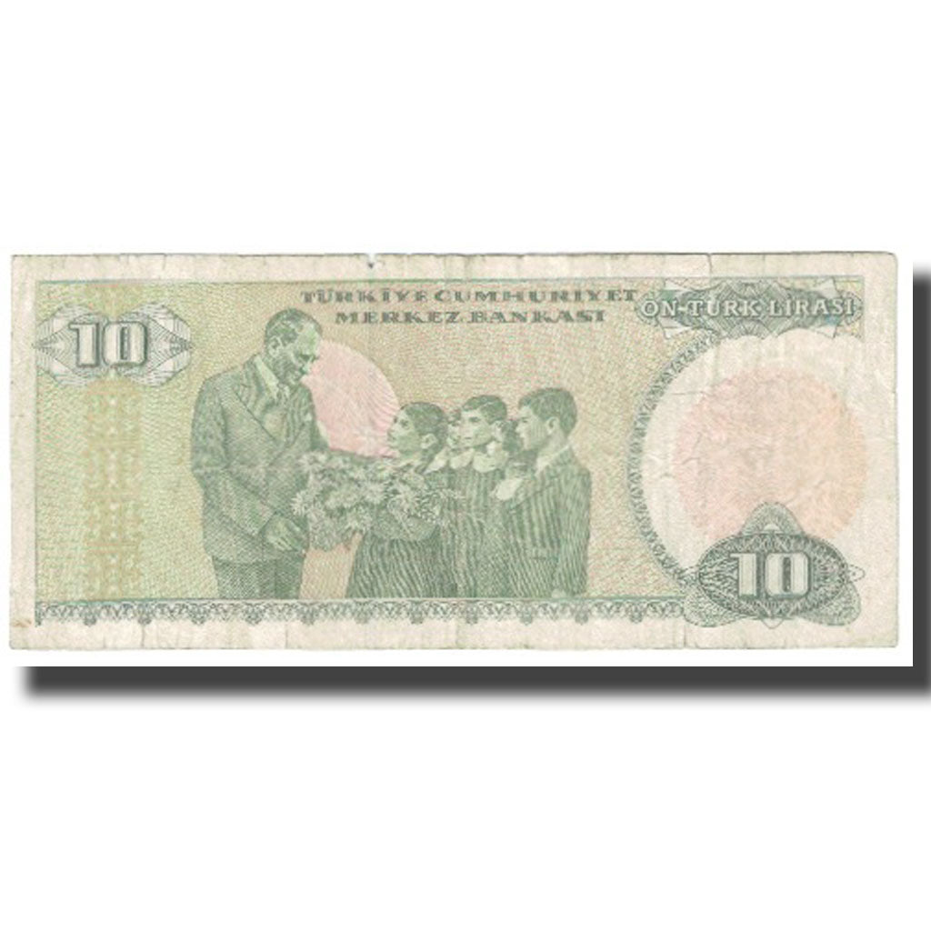 Banknote, Turkey, 10 Lira, 1970, 1970-01-14, KM:192, EF(40-45)