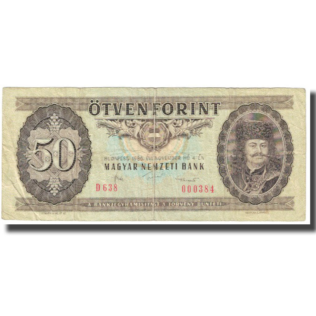 Banknote, Hungary, 50 Forint, 1980, 1980-09-30, KM:170d, EF(40-45)