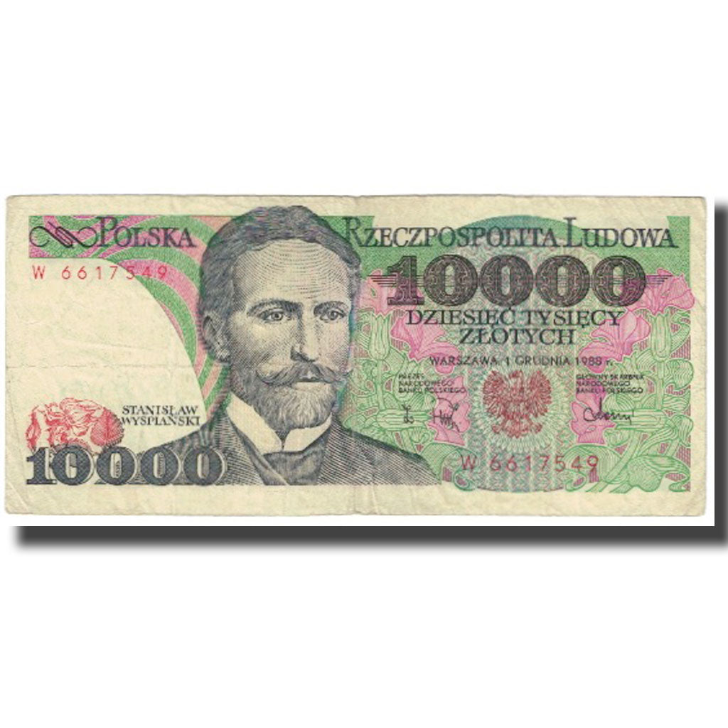 Banconote, Polonia, 10,000 Zlotych, 1988, 1988-12-01, KM:151b, BB