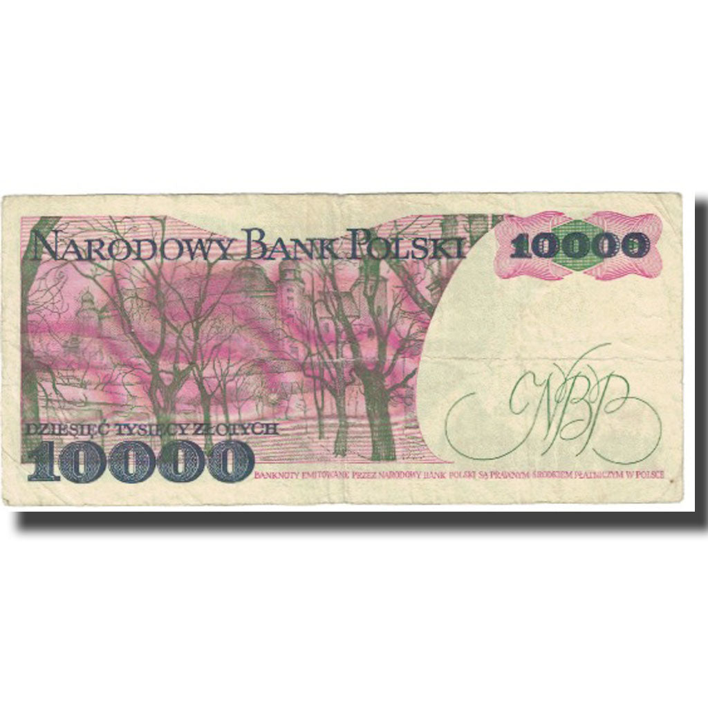 Banconote, Polonia, 10,000 Zlotych, 1988, 1988-12-01, KM:151b, BB