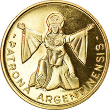 France, Token, Ecu de Strasbourg, Europe, 1993, MS(63), Copper-Nickel-Aluminum