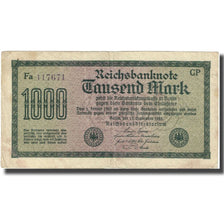 Banknote, Germany, 1000 Mark, 1922, 1922-09-15, KM:76a, EF(40-45)