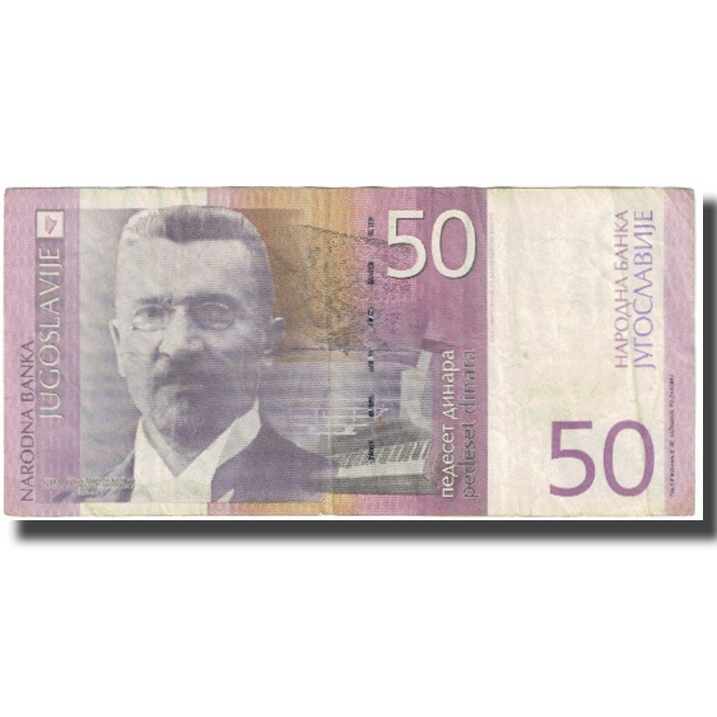 Banknote, Yugoslavia, 50 Dinara, 2000, KM:155a, EF(40-45)