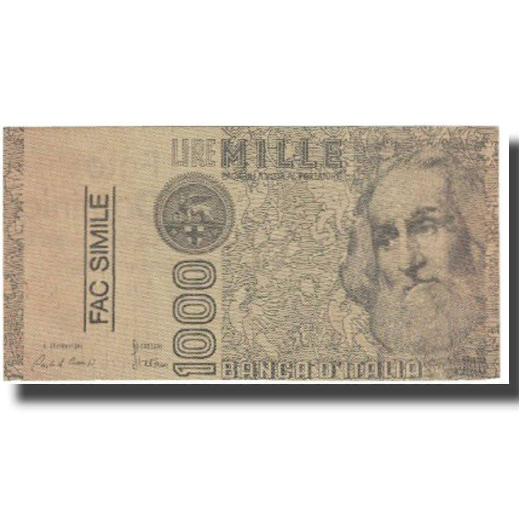 Banconote, Italia, 1000 Lire, FDS
