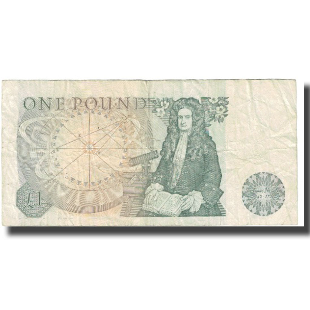 Billet, Grande-Bretagne, 1 Pound, KM:377a, TTB