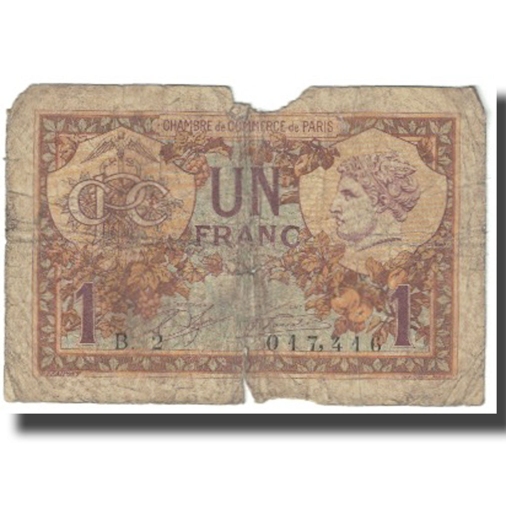 France, 1 Franc, 1920, 1920-03-10, B