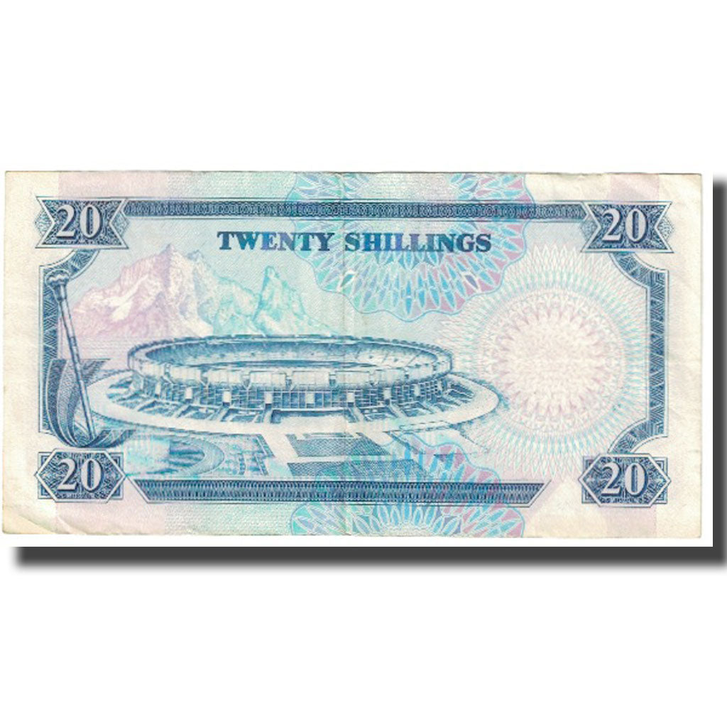Billet, Kenya, 20 Shillings, 1989, 1989-07-01, KM:25b, SUP