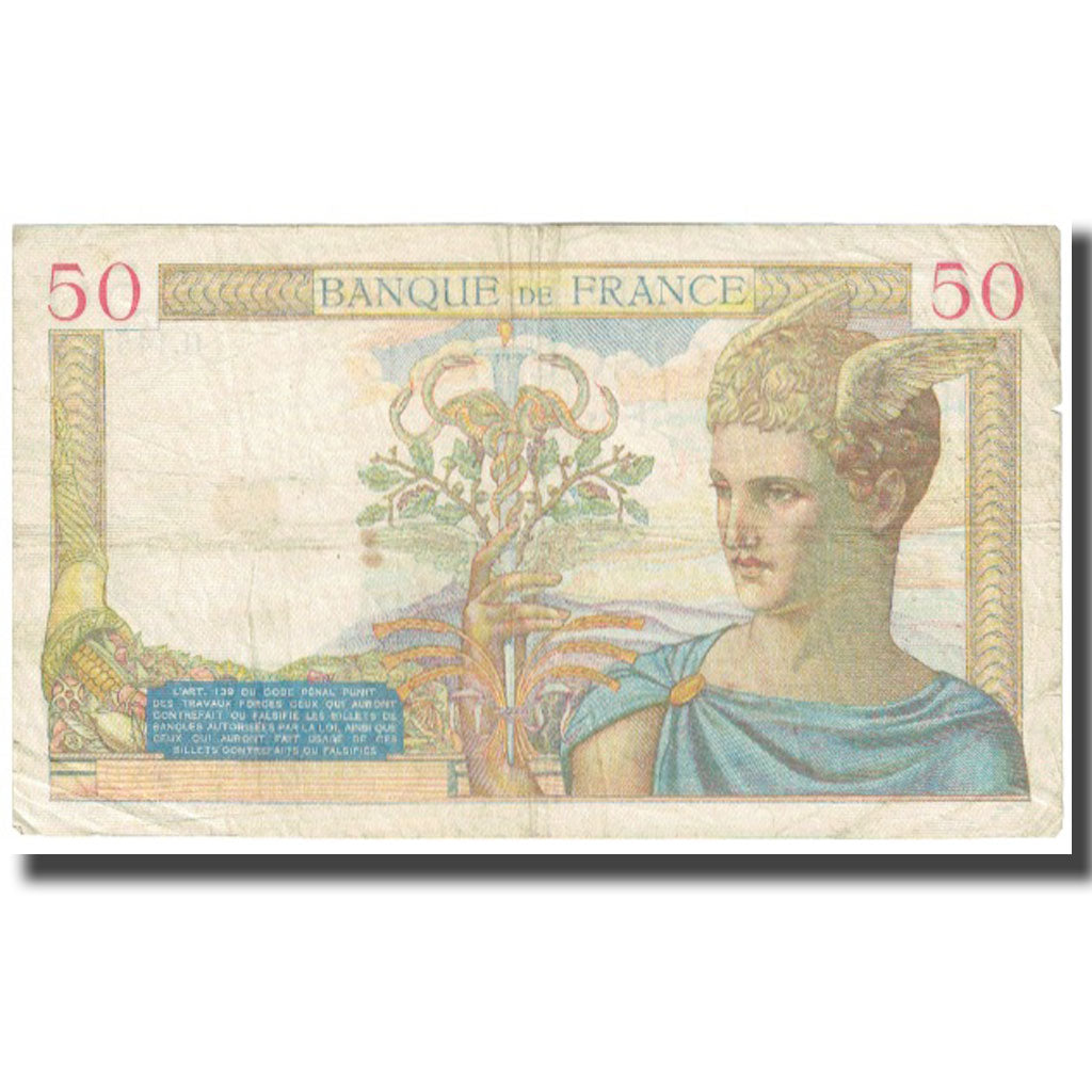 Francia, 50 Francs, 1935, 1935-04-25, MB, KM:81