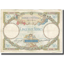 France, 50 Francs, 1934, 1934-03-01, VF(20-25), KM:80b