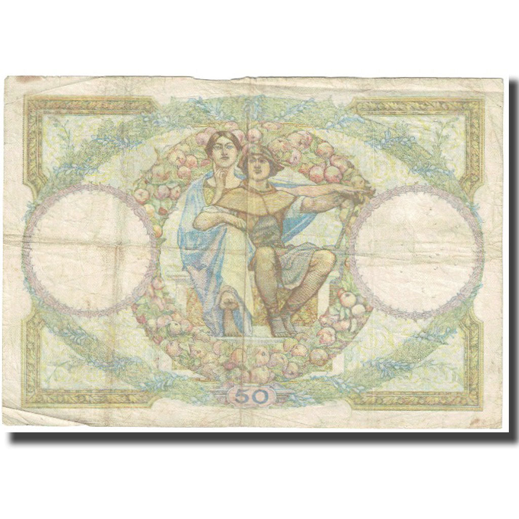 France, 50 Francs, 1934, 1934-03-01, VF(20-25), KM:80b