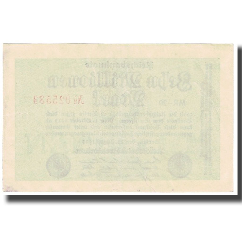 Banconote, Germania, 10 Millionen Mark, 1923, 1923-08-22, KM:106a, SPL