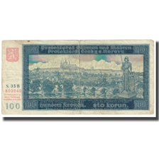 Billet, Bohemia and Moravia, 100 Korun, 1940, 1940-08-20, KM:7a, TTB