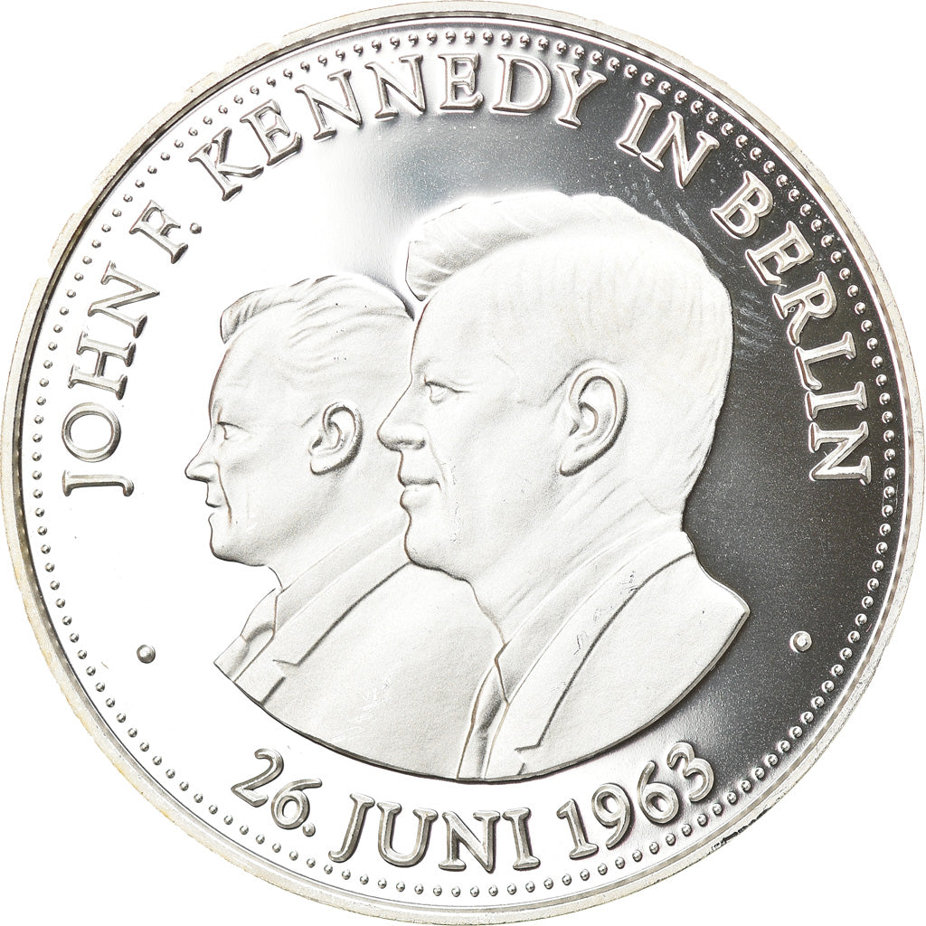 Germany, Token, John Kennedy in Berlin, Politics, Society, War, 1992, MS(65-70)