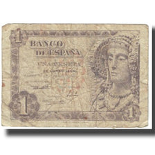 Banknote, Spain, 1 Peseta, 1948, 1948-06-19, KM:135a, VF(20-25)