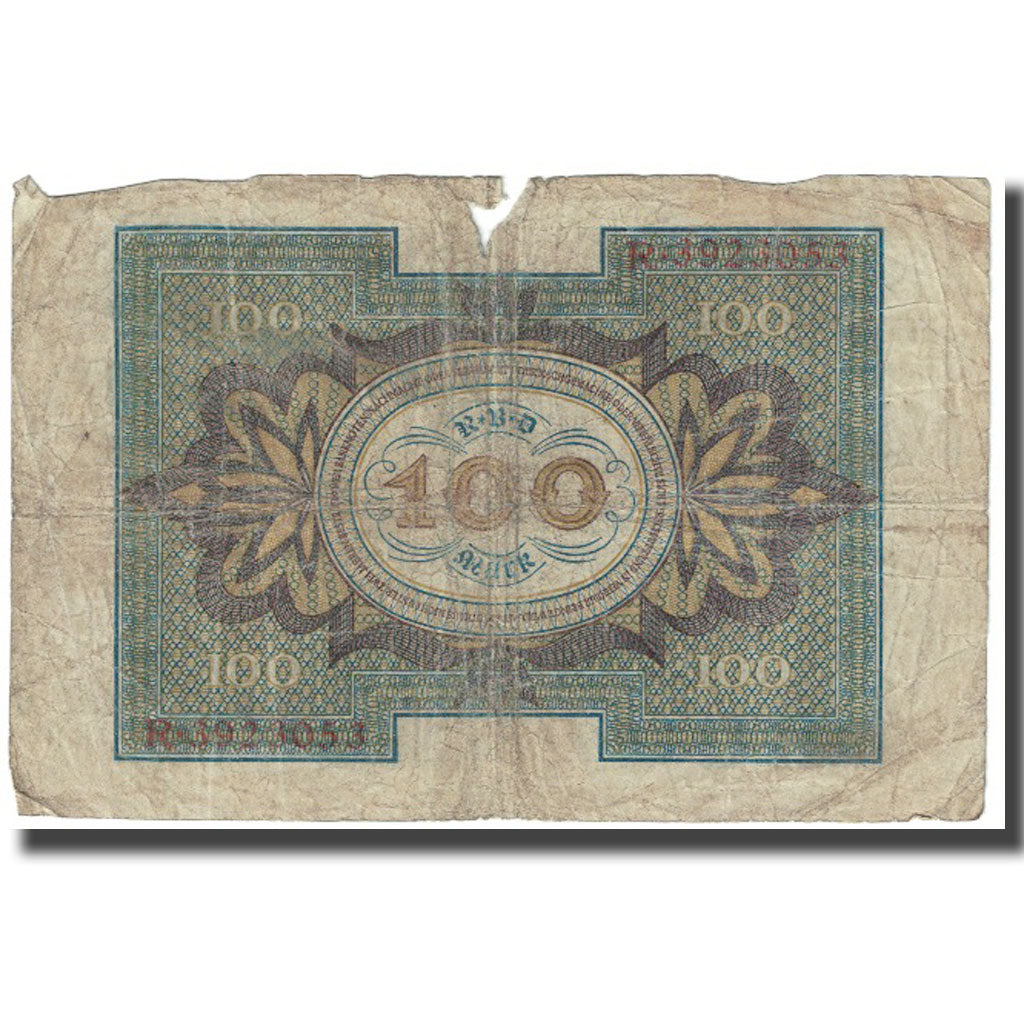 Banknote, Germany, 100 Mark, 1920, 1920-12-31, KM:69b, VG(8-10)