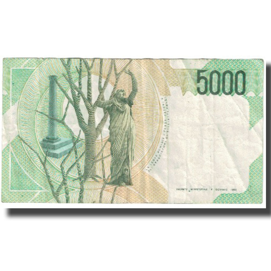 Geldschein, Italien, 5000 Lire, 1985, 1985-01-04, KM:111a, SS