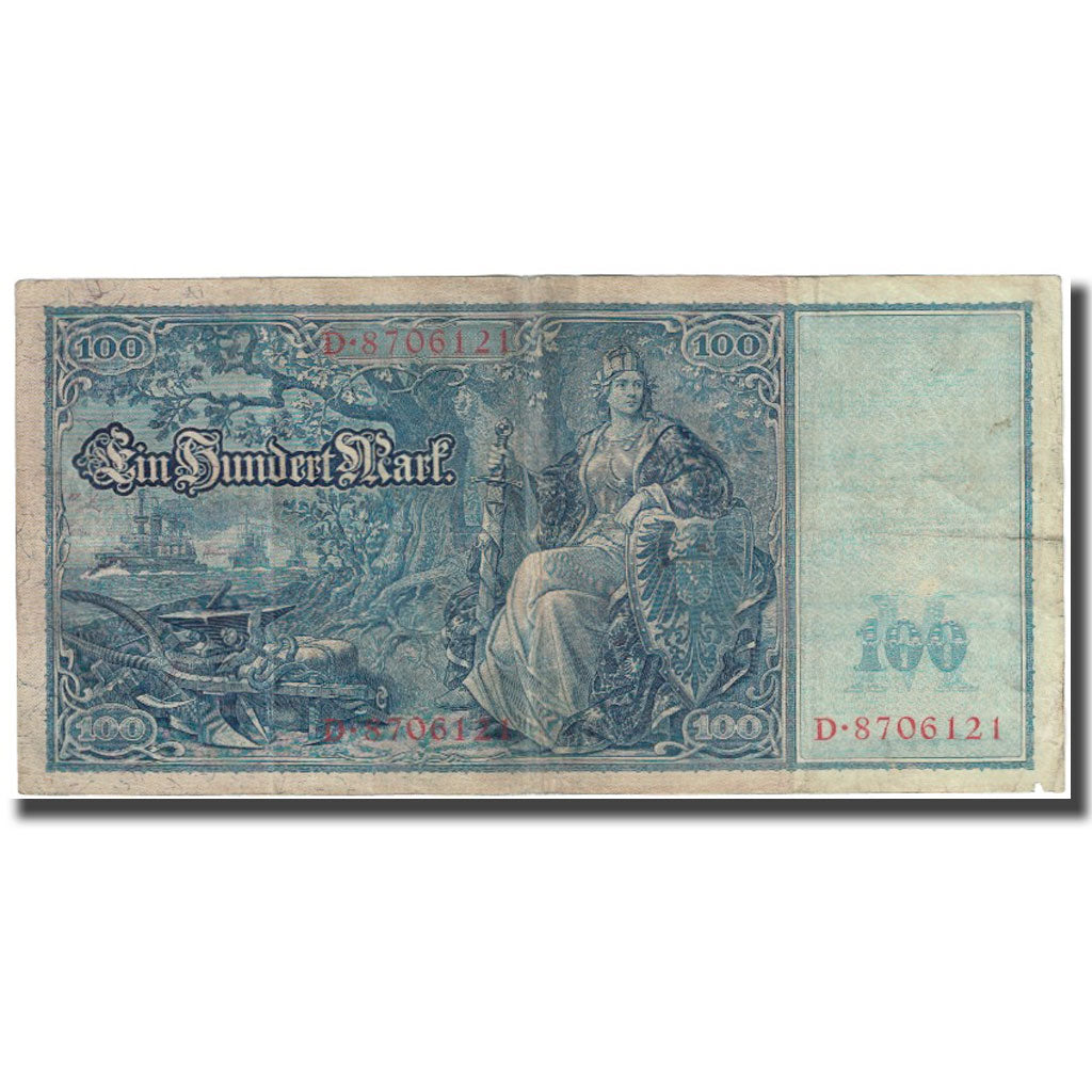 Banknote, Germany, 100 Mark, 1910, 1910-04-21, KM:42, AU(55-58)