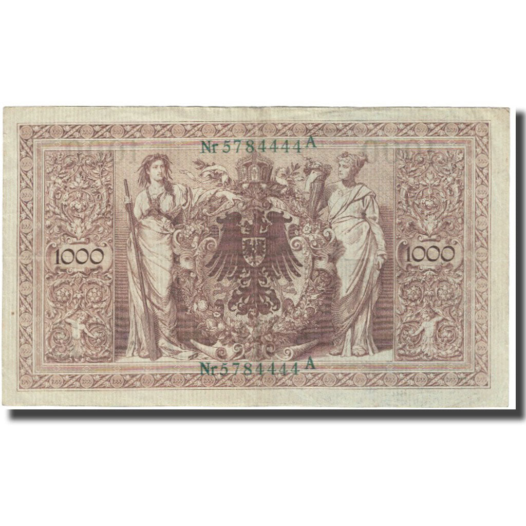 Banknote, Germany, 1000 Mark, 1910, 1910-04-21, KM:45a, AU(55-58)