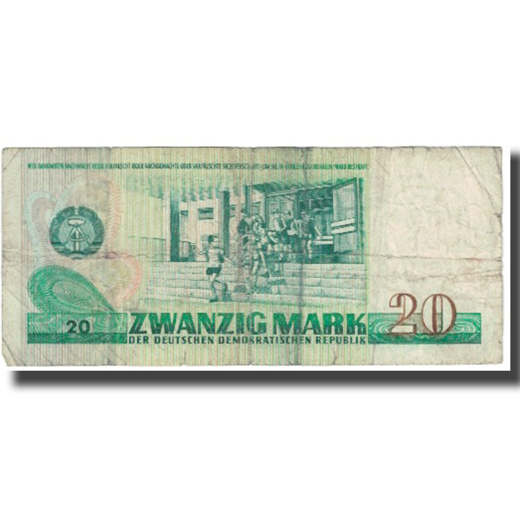 Banknote, Germany - Democratic Republic, 20 Mark, 1975, KM:29a, EF(40-45)