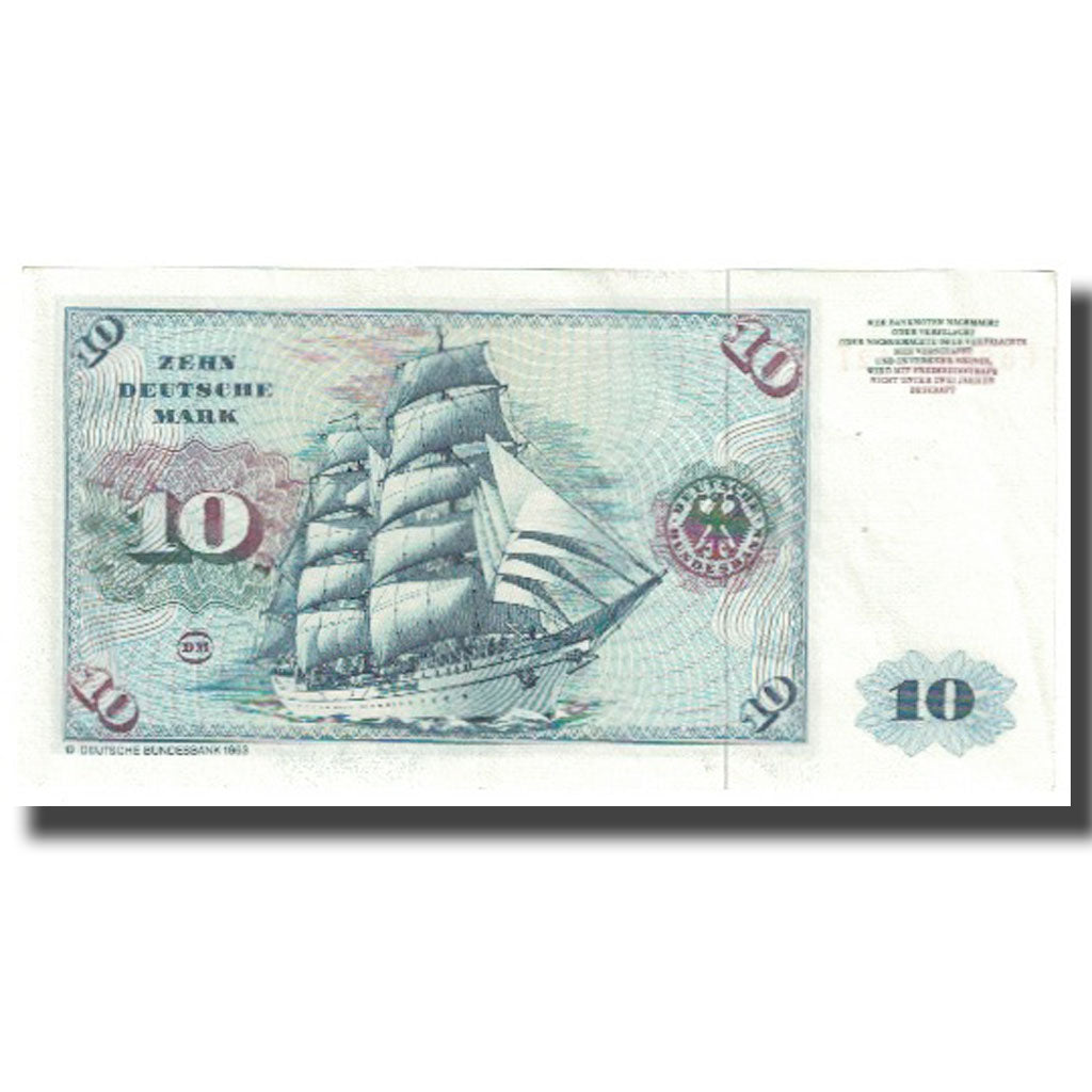 Banknote, GERMANY - FEDERAL REPUBLIC, 10 Deutsche Mark, 1980, 1980-01-02