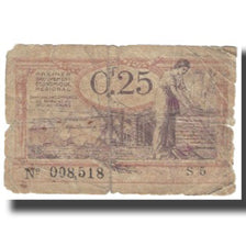 France, 25 Centimes, 1925, 1925-12-03, VG(8-10)