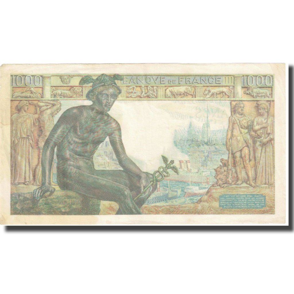 Francja, 1000 Francs, Déesse Déméter, 1942, P. Rousseau and R. Favre-Gilly