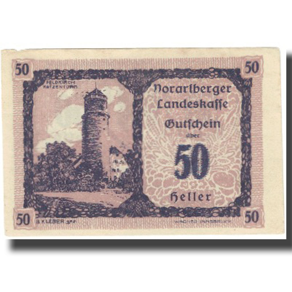 Billete, 50 Heller, 1921, Austria, 1921-05-01, UNC