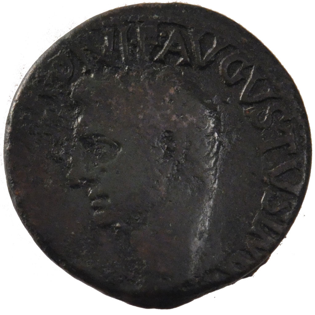 Augustus, As, Roma, VF(30-35), Copper, Cohen #226, 10.30