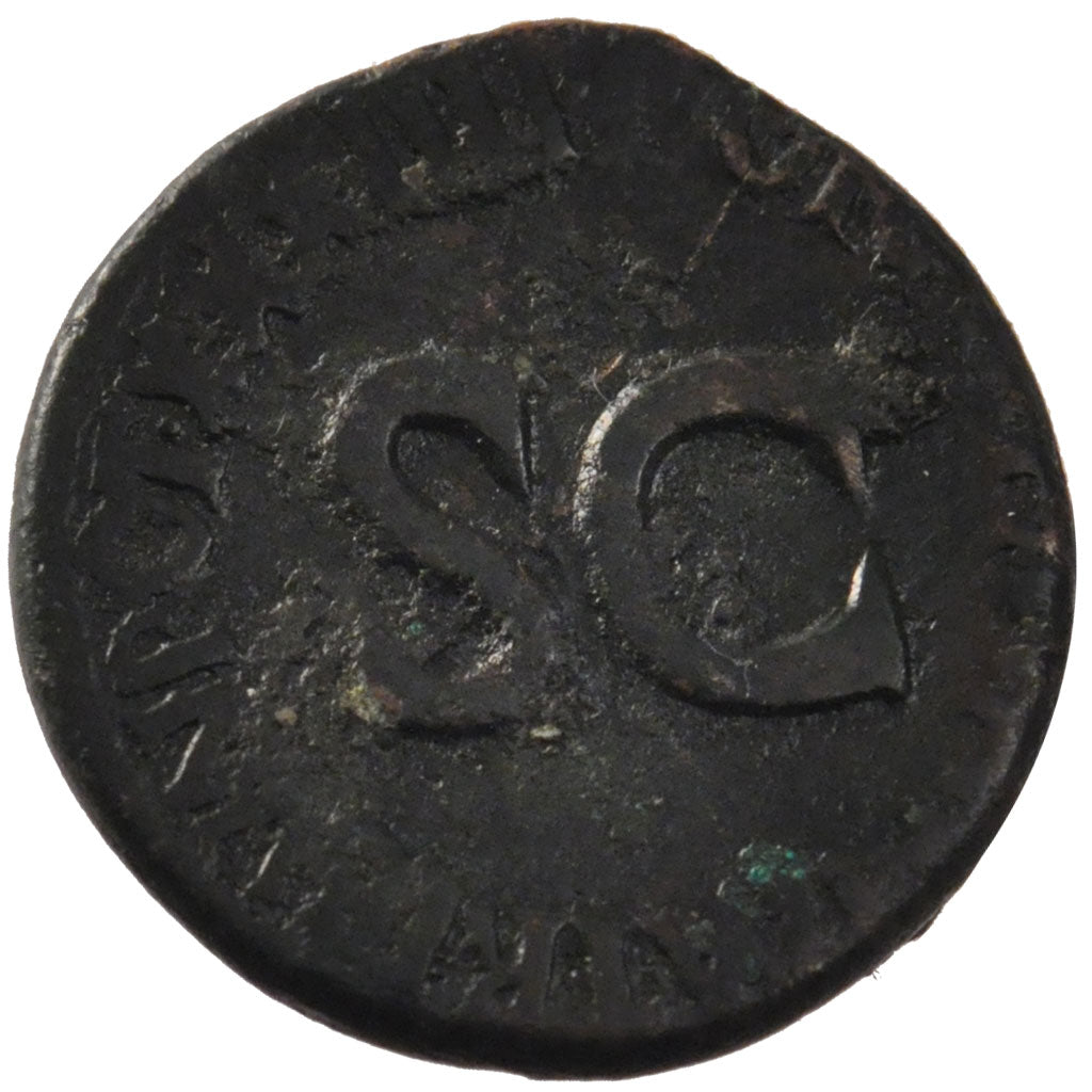Augustus, As, Roma, VF(30-35), Copper, Cohen #226, 10.30