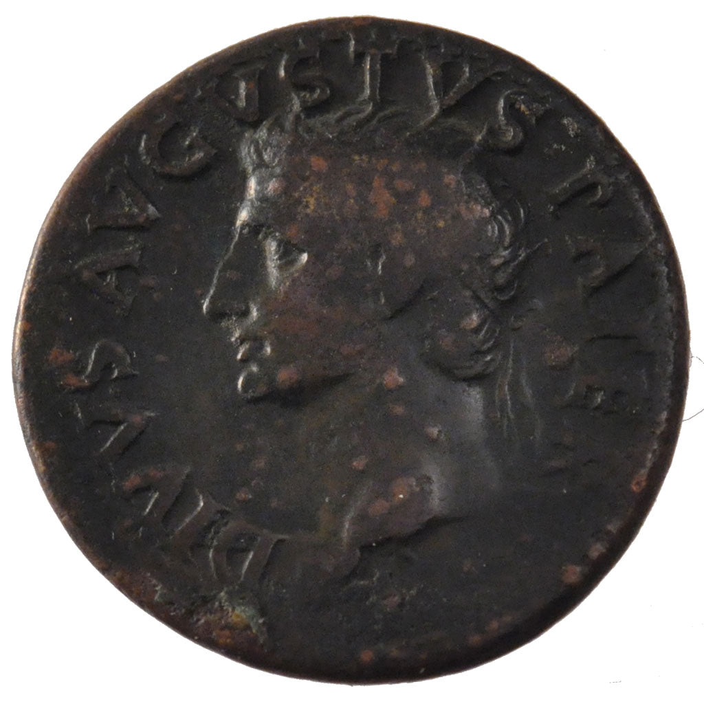 Augustus, Dupondius, 22-26, Roma, AU(50-53), Copper, Cohen #252, 12.90
