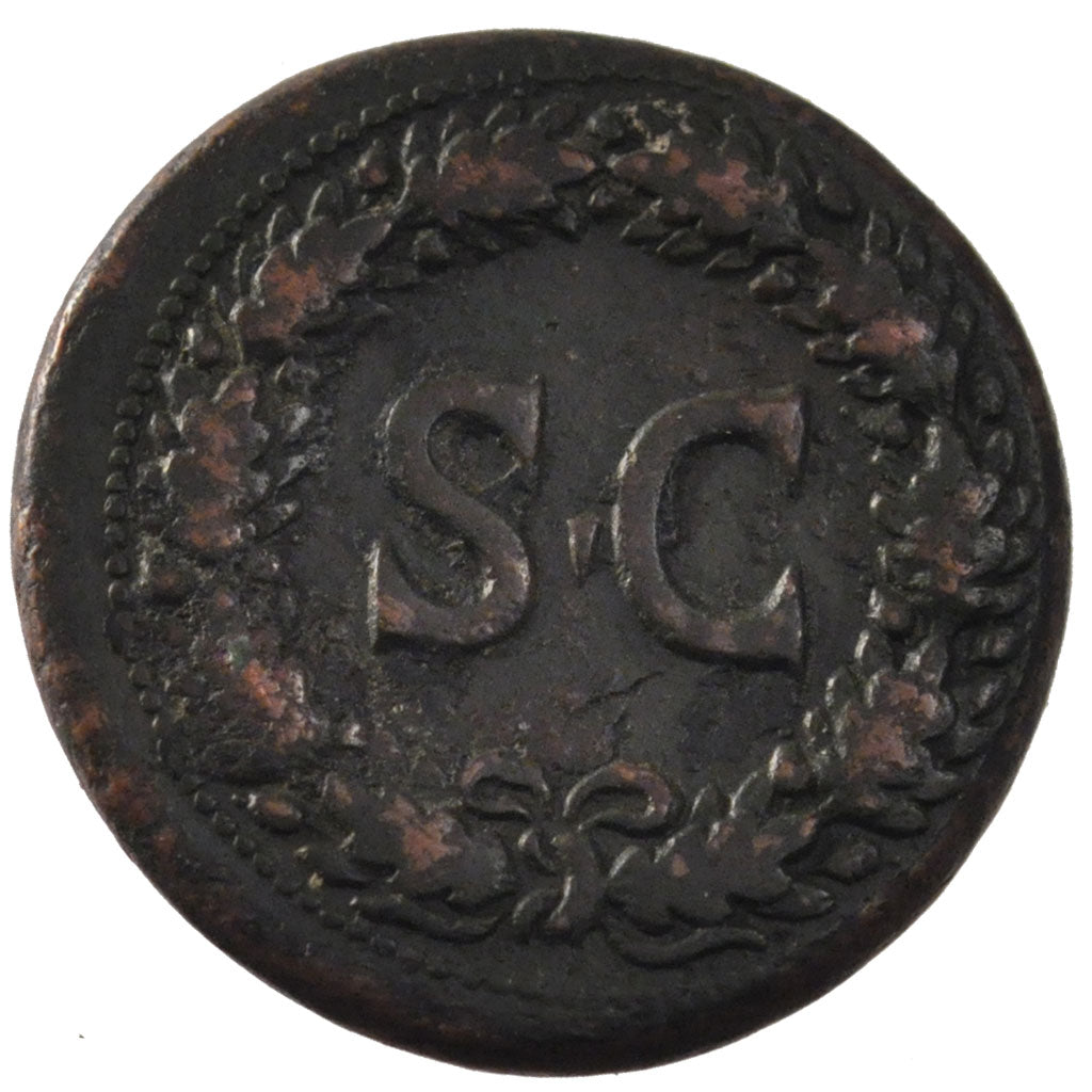 Augustus, Dupondius, 22-26, Roma, AU(50-53), Copper, Cohen #252, 12.90