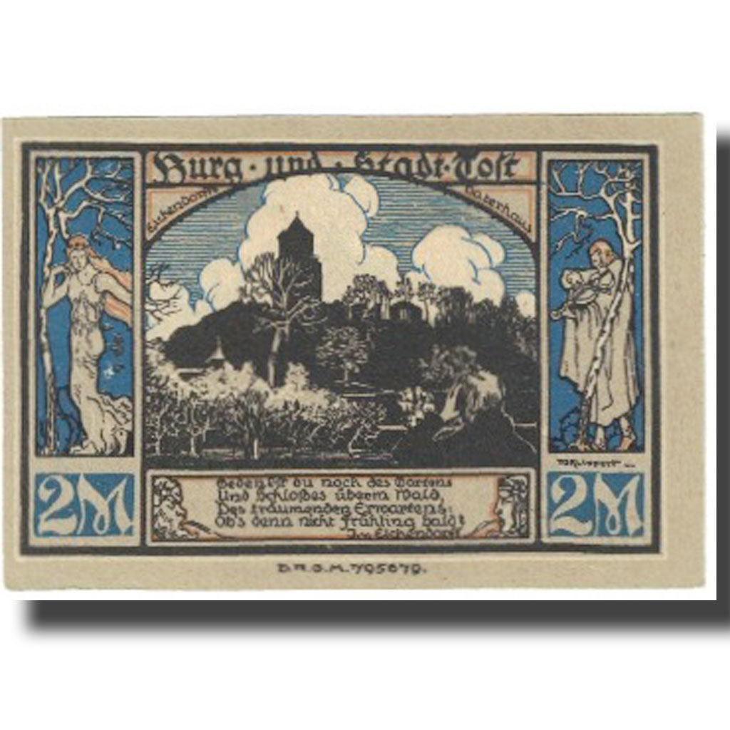 Banconote, Germania, 2 Mark, FDS