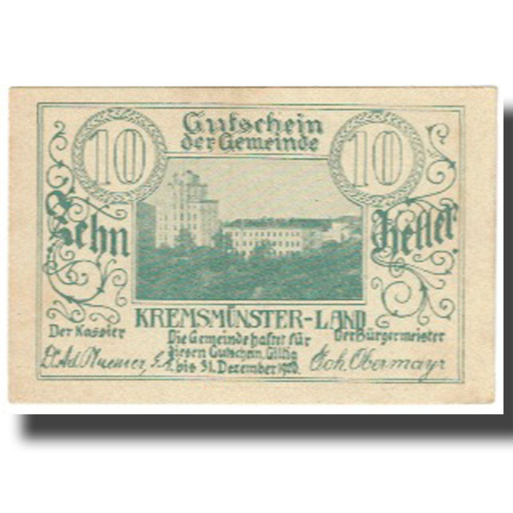 Banconote, Austria, 10 Heller, 1920, 1920-12-31, FDS