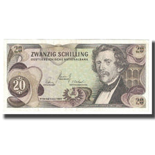 Banknote, Austria, 20 Schilling, 1967, 1967-07-02, KM:142a, UNC(63)