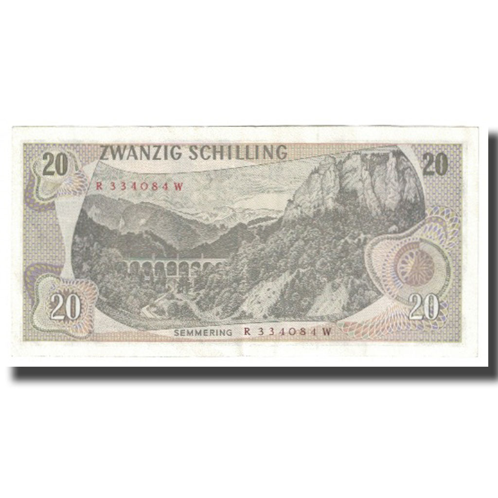 Banknote, Austria, 20 Schilling, 1967, 1967-07-02, KM:142a, UNC(63)
