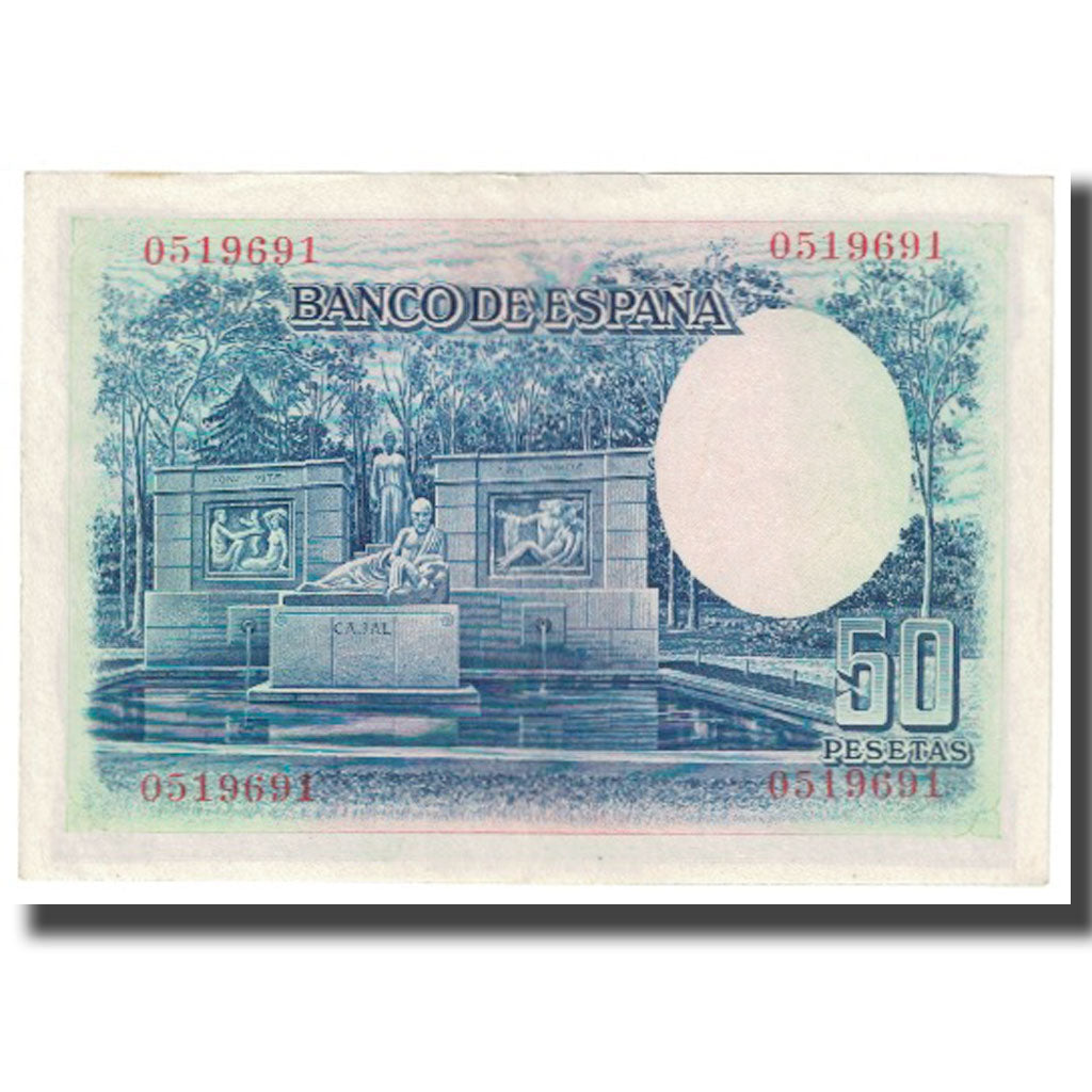 Banknote, Spain, 50 Pesetas, 1935, 1935-07-22, KM:88, EF(40-45)