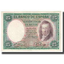 Banknote, Spain, 25 Pesetas, 1931, 1931-04-25, KM:81, EF(40-45)