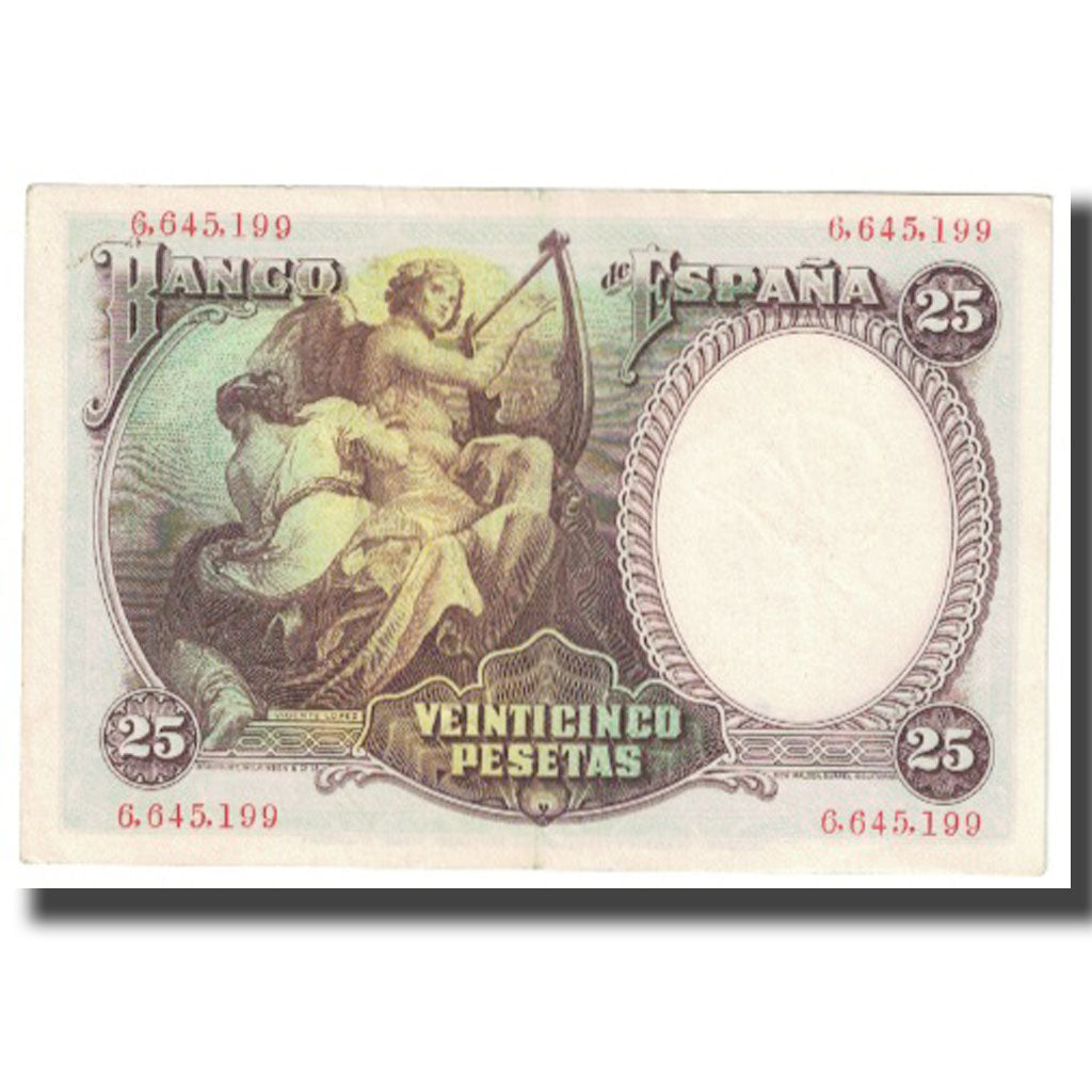 Banknote, Spain, 25 Pesetas, 1931, 1931-04-25, KM:81, EF(40-45)